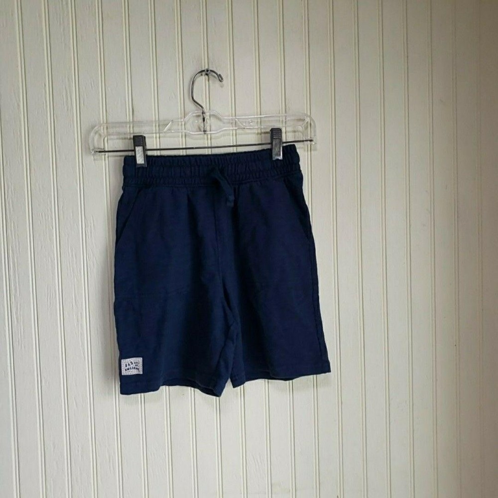 365 Kids From Garanimals Shorts Kids 10 Blue Knit Sweat Elastic Waist Casual